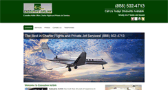 Desktop Screenshot of executiveairlink.net