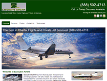 Tablet Screenshot of executiveairlink.net